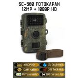 L'eDoren Kingboss Sc-500 12 Mp 1080p Fotokapan Su Geçirmez Gece Görüşlü Fotokapan Pır Sensörlü Kamuflaj