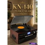 L'edoren KN-140 Nostaljik Plak Çalar - Bluetooth, CD Çalar, Usb, Fm Radyo Destekli Çok Fonksiyonlu Müzik Kutusu