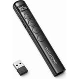 L'eDoren S7 Dijital Ekranlı Şarjlı Lazer Sunum Kumandası Şarj Göstergeli Lazer Powerpoint Laser Pointer Slayt