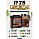 L'eDoren Tepe Fp-319bt Nostaljik Bt+Usb+Sd+Fm Kaset Çalar Radyo Fp-319U