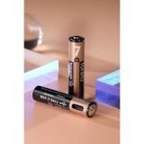 L'eDoren USB Type-C Şarjlı AAA Pil 1.5V 1000+ Kez Şarj Edilebilir Lityum Pil Kalem Pil (2’li Paket) ile uyumlu
