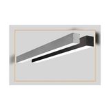 Ledrica 100 Cm Lineer Armatür Aydınlatma Siyah Kasa - 3000K - Günışığı