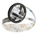 Ledronics Premium Samsung Çipli 12V Nano Hybrid Şerit LED - Dış Mekan IP65 Su Geçirmez, 12W/Mt 8mm 60 LED, 10000K - Beyaz, 10 Metre