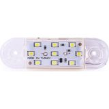 Ledshop Dekoratif 9 Oval LED Lamba 12-24 V 10 Adet Beyaz 8.5 cm