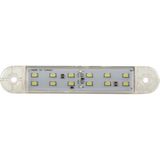 Ledshop Dekoratif LED Lamba 12 LED Çift Sıralı 12-24 V 5 Adet 13 cm - Beyaz