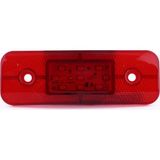 Ledshop Side Marker Lamba 12 - 24 V 9'li LED 5 Adet - Kırmızı