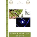#Ledsibop Hareket Sensörlü Ledli Mavi Yeşil Jant Lastik Aydınlatma Işık Bisiklet Araba 2'Li Sibop