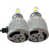 Ledsper 8000K Beyaz Ekt Ledsper LED Xenon Şimşek Etkili(Led Far Ampulü) H1
