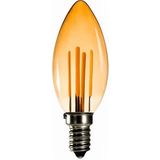 Ledx BR-AL05 400 Lümen 5W Amber E14 Rustik Ampul - Şeffaf