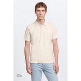 Lee %100 Pamuk Regular Fit Polo Yaka Tişört, L, L2610130, Beige-L2610130614, Erkek