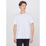 Lee Basic Erkek T-shirt, Beyaz, M Beden