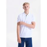 Lee Beyaz Erkek Regular Fit Polo T-Shirt - M