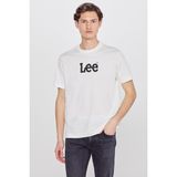 Lee Big Logo Erkek T-Shirt L2610100102 Off White - Gloss White - XL
