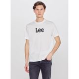 Lee Big Logo T-Shirt, M, 26YMC8000155_MC80003, Beyaz, Erkek