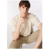Lee Bisiklet Yaka Bej Erkek T-Shirt L241569614 Bisiklet Yaka T-shirt