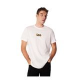Lee Bisiklet Yaka Beyaz Erkek T-Shirt L241521100 Beyaz T-Shirt L241521, White, XXL