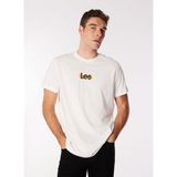 Lee Bisiklet Yaka Beyaz Erkek T-Shirt L241521100 Beyaz T-Shirt - M