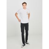 Lee Bisiklet Yaka Beyaz Erkek T-Shirt L2510322100 Regular Fit Grafik