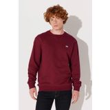 Lee Bisiklet Yaka Bordo Erkek Sweatshirt, Bordo, 2XL