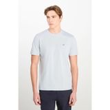 Lee Bisiklet Yaka Erkek T-shirt, Concrete Gray, M Beden