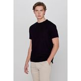 Lee Bisiklet Yaka Erkek T-Shirt L2610123001 - Siyah - XL