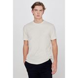 Lee Bisiklet Yaka Erkek T-Shirt L2610123614 - Bej - M
