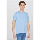 Lee Bisiklet Yaka Erkek T-Shirt L60UFQ400 - Mavi - 2XL