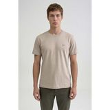 Lee Bisiklet Yaka Erkek T-Shirt L60UFQ614 Beige - Bej - M