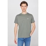 Lee Bisiklet Yaka Erkek T-Shirt L60UFQ801 - Haki - XL