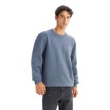 Lee Bisiklet Yaka İndigo Erkek Sweatshirt, İndigo, 2XL