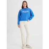 Lee Bisiklet Yaka Mavi Kadın Sweatshırt LQ96200475400-Bisiklet Yaka Sweatsh