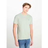 Lee Bisiklet Yaka Mint Erkek T-Shirt ML60UFQ303 Regular Fit Patch Logo