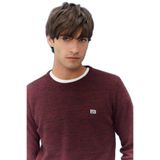 Lee Bisiklet Yaka Regular Fit Düz Kazak, 3XL, 5002775789, Şarap, Erkek