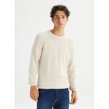 Lee Bisiklet Yaka Regular Fit Ekru Erkek Kazak L2520364104 Ekru Kazak