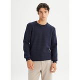 Lee Bisiklet Yaka Regular Fit Lacivert Erkek Kazak L2520373410 Lacivert Kazak - M