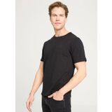Lee Bisiklet Yaka Siyah Erkek T-Shirt L241576001 Bisiklet Yaka T-shirt