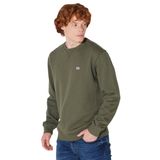 Lee Bisiklet Yaka Sweatshirt Erkek Sweatshirt, Yeşil, XL