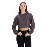 Lee Bisiklet Yaka Sweatshirt Kadın Sweatshirt, Siyah, S
