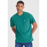 Lee Bisiklet Yaka T-Shirt Yeşil Erkek Kısa Kol T-Shirt - M