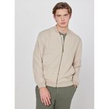 Lee Bomber Regular Fit Ceket, 2XL, 5003356556, Bej, Erkek