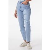 Lee Carol Regular Fit Normal Kesim Yüksek Bel Düz Paça Mavi Kadın Esnek Jean Denim Kot Pantolon
