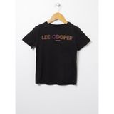 Lee Cooper 222LCG242005 Baskılı Siyah Kız Çocuk T-shirt