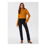 Lee Cooper 231 LCF 241011 Dik Yaka Örgü Hardal Kadın Kazak
