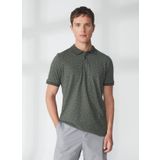Lee Cooper 232 LCM 242036 NEWBERNARD OLIVE Polo Yaka Açık Yeşil Erkek T-shirt