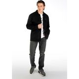 Lee Cooper 242 LCM 231003 Siyah Newkar Erkek Dokuma Ceket