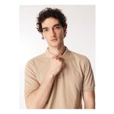 Lee Cooper 242 LCM 242025 Bej Polo Yaka Erkek T-shirt
