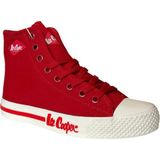 Lee Cooper 30002 Converse Hı Kırmızı Sneakers Ayakkabı - Altın - Kırmızı