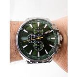 Lee cooper 43 mm sports çelik dual time takvimli erkek kol saati