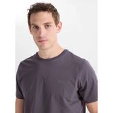 Lee Cooper Antrasit Erkek Regular Fit Logo Baskılı T-Shirt 262 Lcm 242033 Logos Antrasit