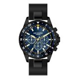 LEE COOPER, ANTRASİT KASA, SİYAH KADRAN, SİYAH SİLİKON KAYIŞ, QUARTZ, MULTİFONKSİYON, 45MM, 5ATM, ERKEK KOL SAATİ, LC07210.691